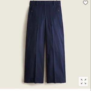 J.Crew NWT Navy Wide Leg Pants Size 6